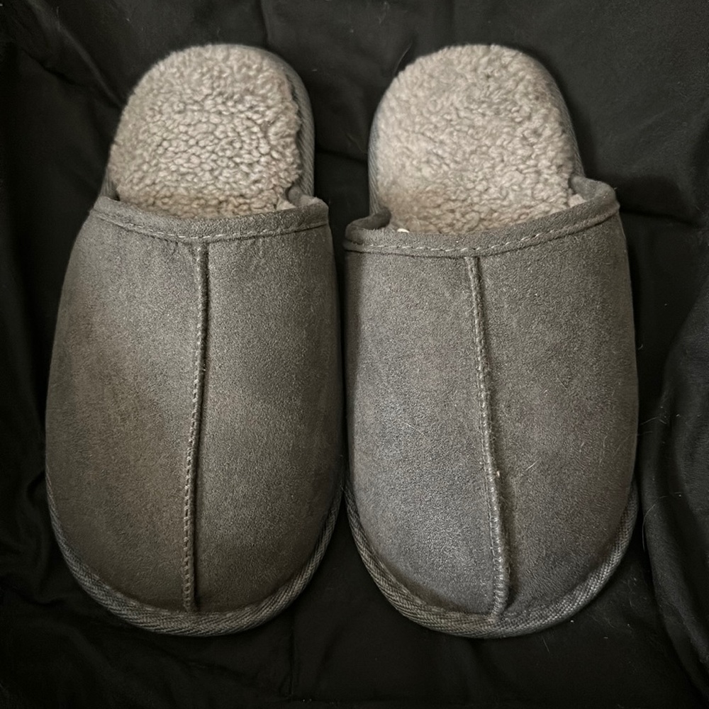 Gray Slippers